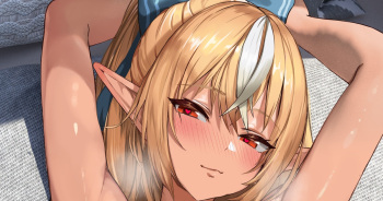 Enjoying the beautiful half-elf body of Flare cover