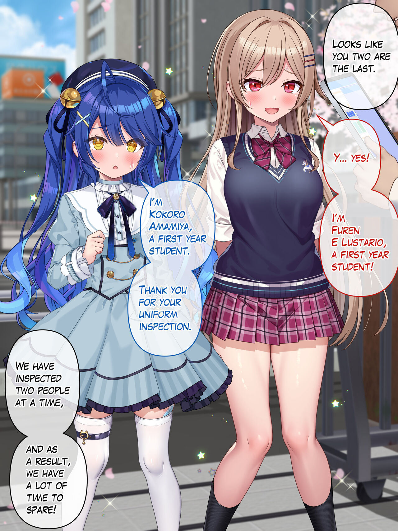 Uniform inspection Kokoro &amp; Furen page 1 full