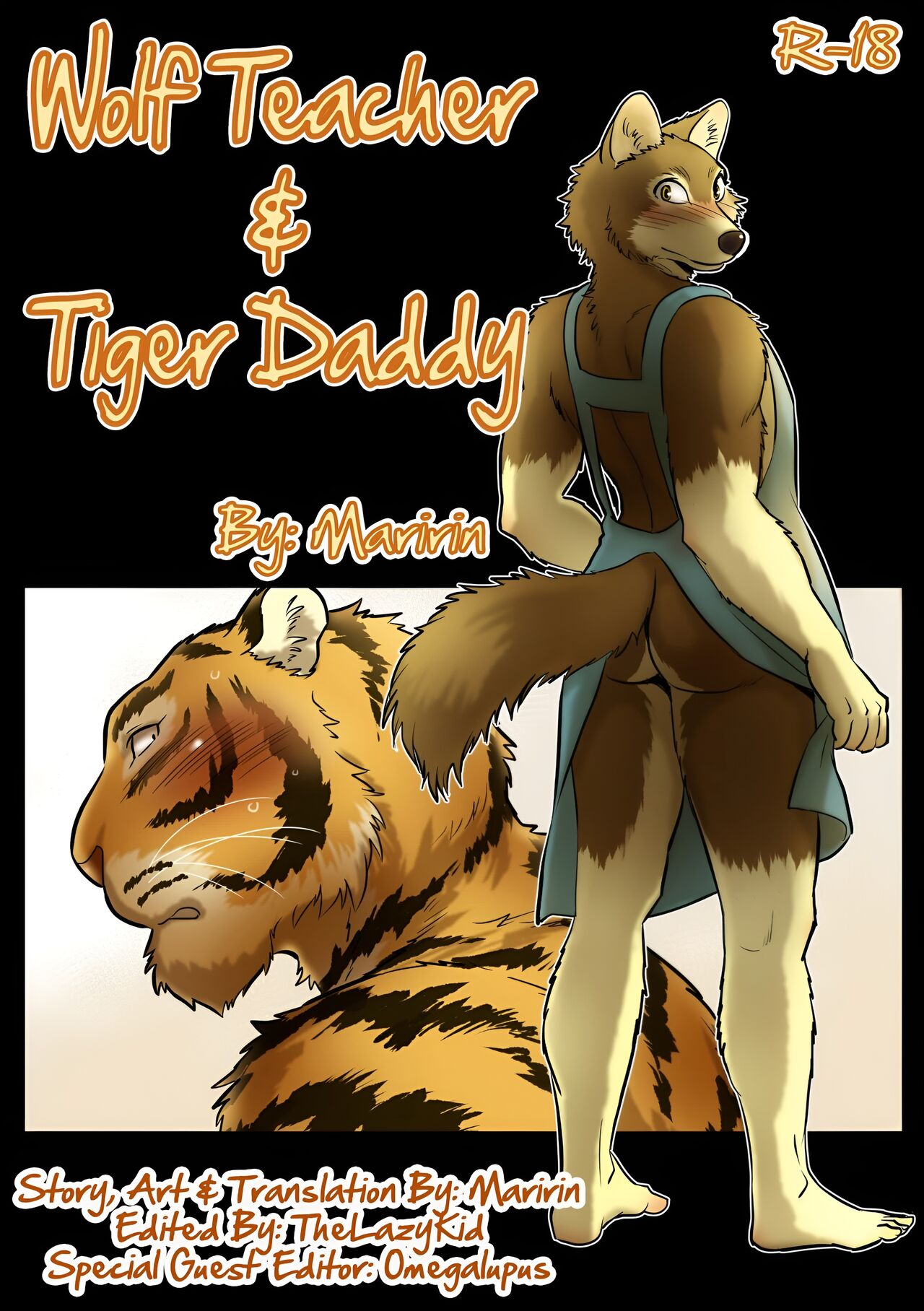 Wolf Teacher &amp; Tiger Daddy 1/2 HR  + Scraps page 1 full