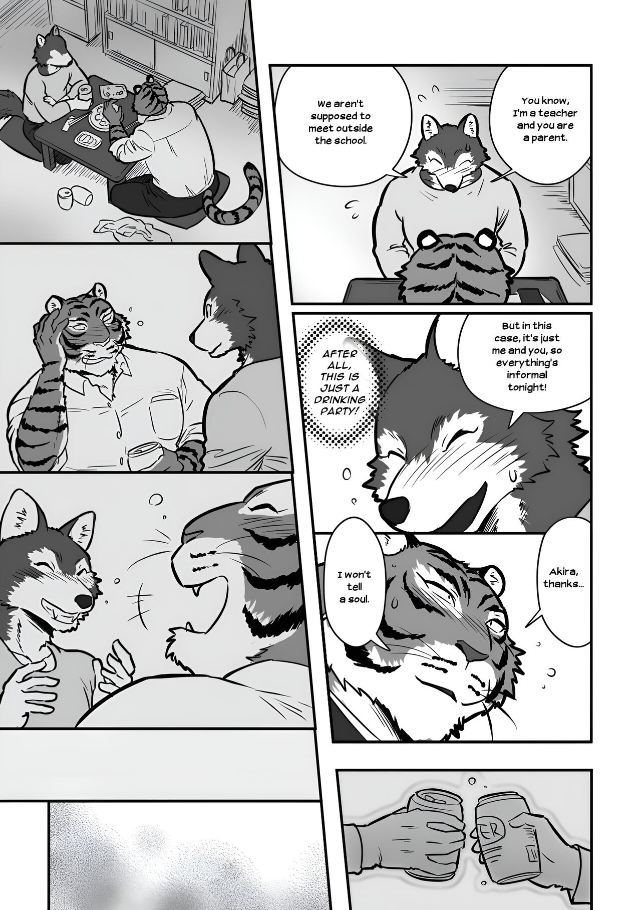 Wolf Teacher &amp; Tiger Daddy 1/2 HR  + Scraps page 10 full