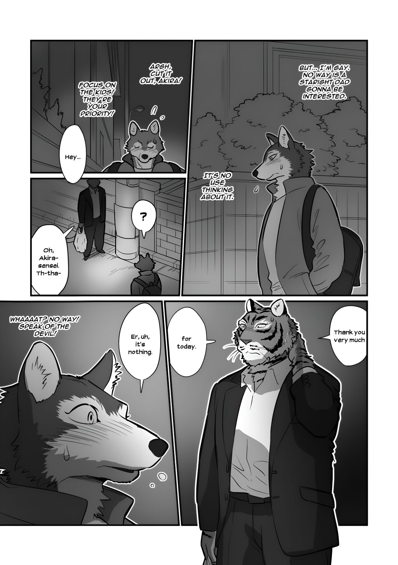 Wolf Teacher &amp; Tiger Daddy 1/2 HR  + Scraps page 6 full