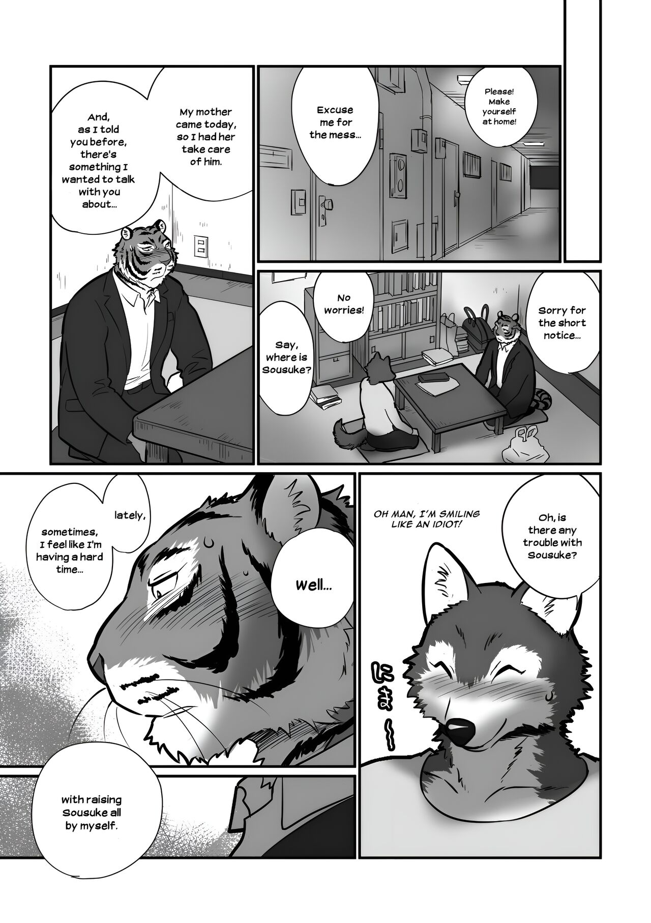 Wolf Teacher &amp; Tiger Daddy 1/2 HR  + Scraps page 7 full