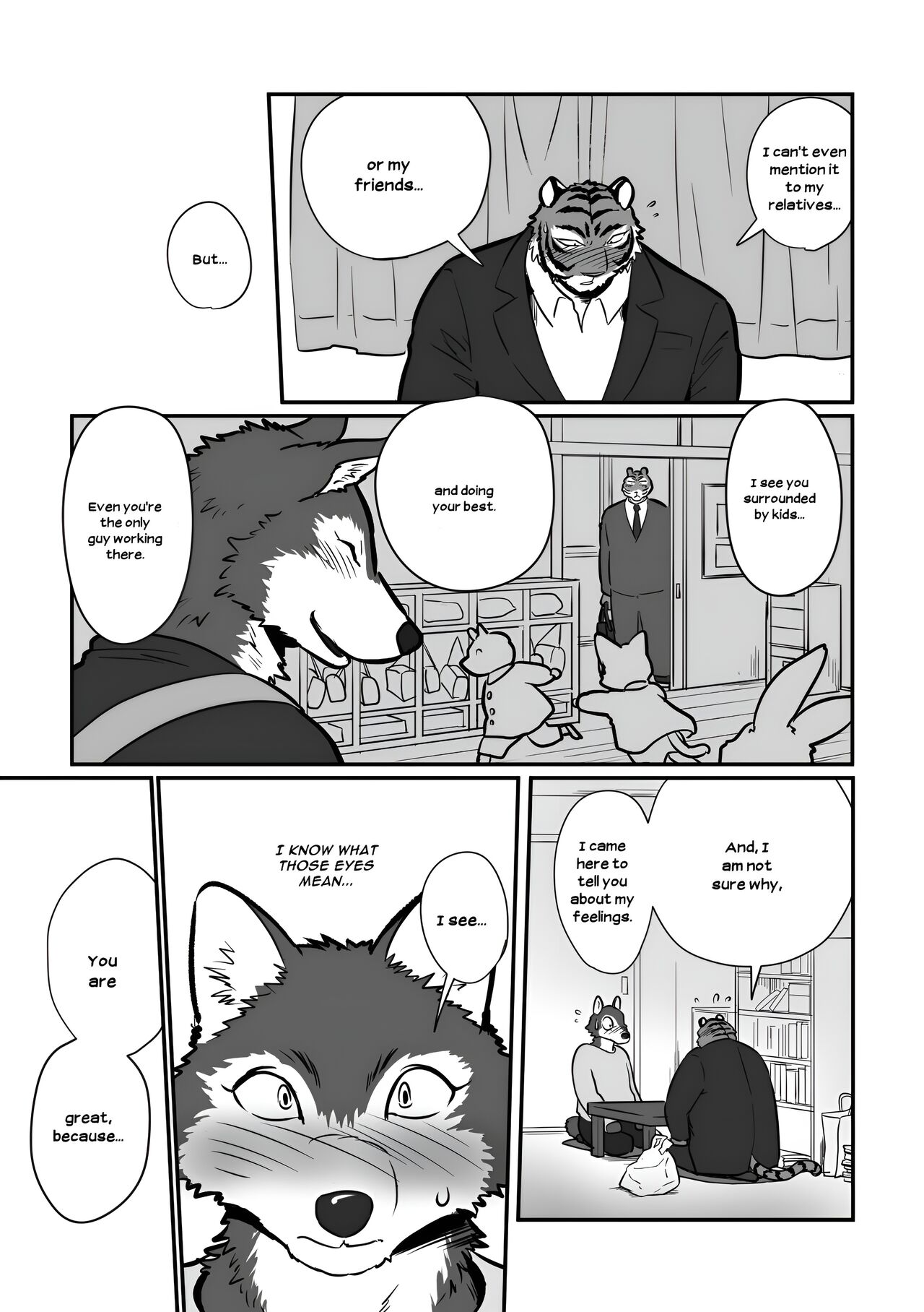 Wolf Teacher &amp; Tiger Daddy 1/2 HR  + Scraps page 8 full
