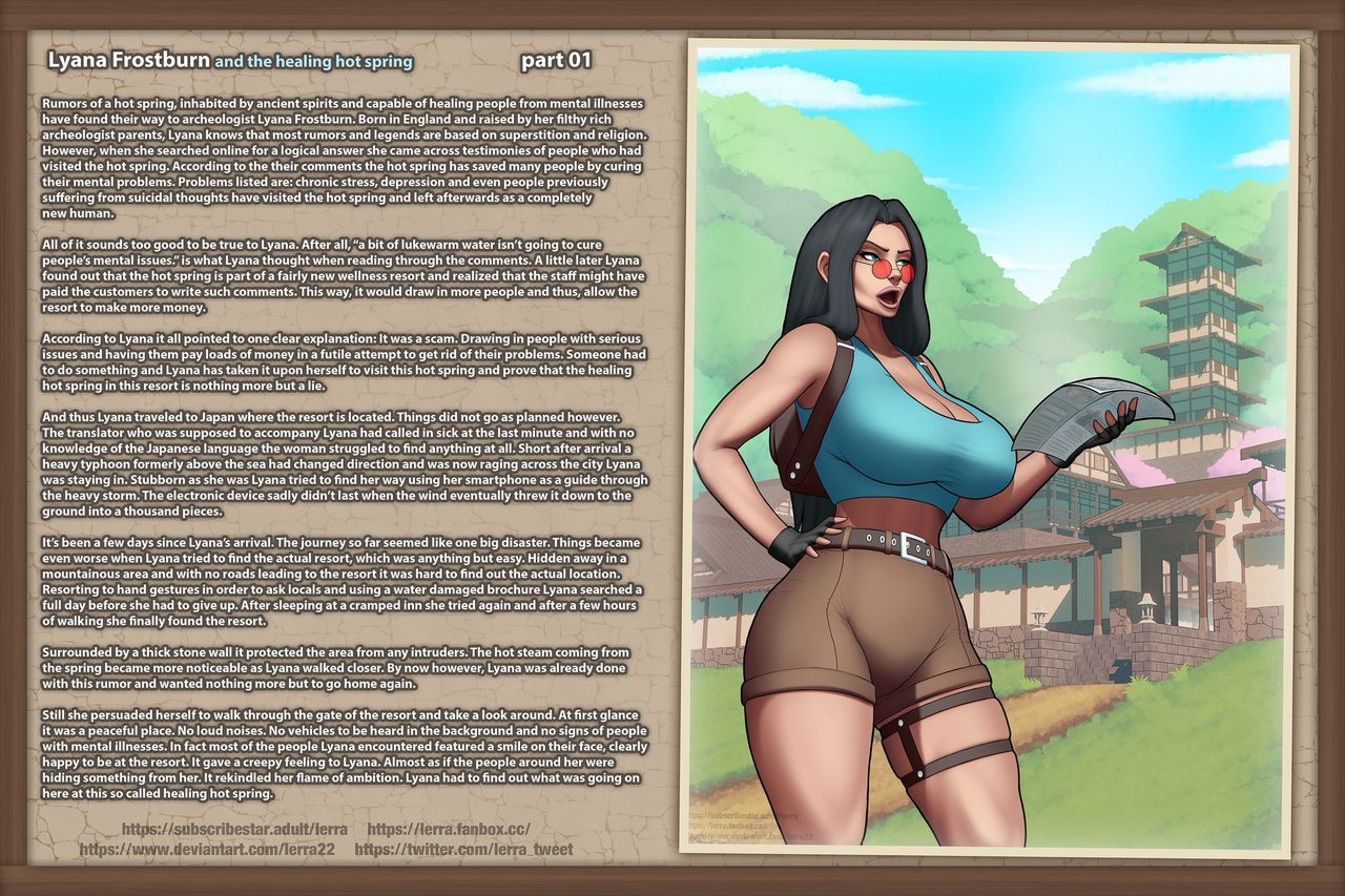 Lyana Frostburn and the Healing Hot Spring page 1 full