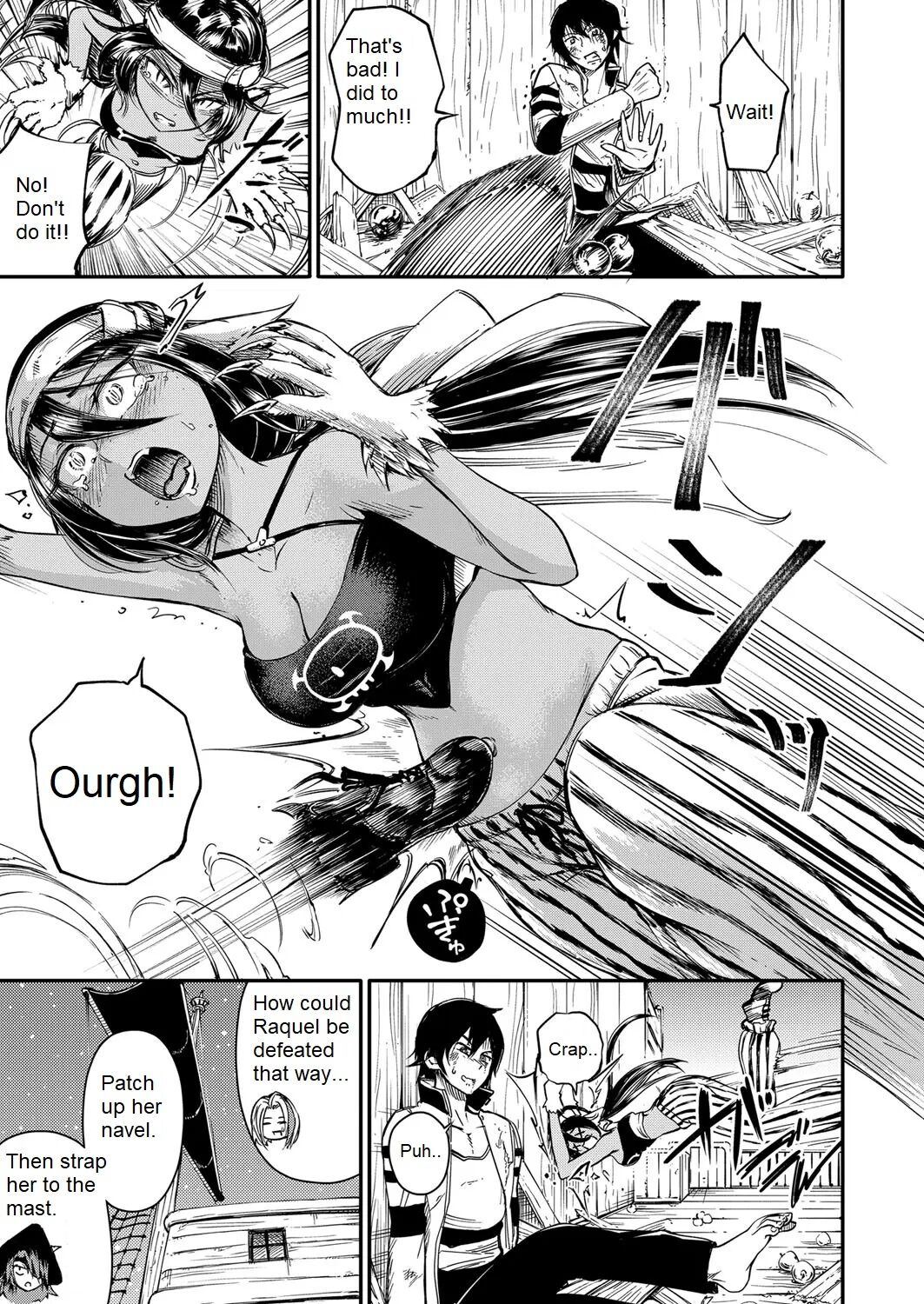 Soukai no Heso Kaizoku Ch. 2 Kokurou Tsukiyo ni Naku | Navel Fetish Pirates 2 page 6 full
