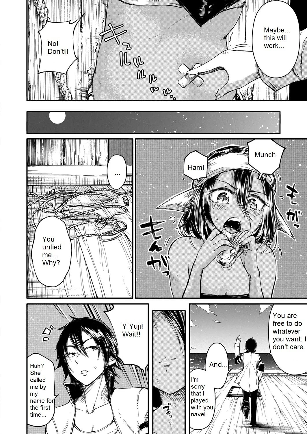 Soukai no Heso Kaizoku Ch. 2 Kokurou Tsukiyo ni Naku | Navel Fetish Pirates 2 page 9 full