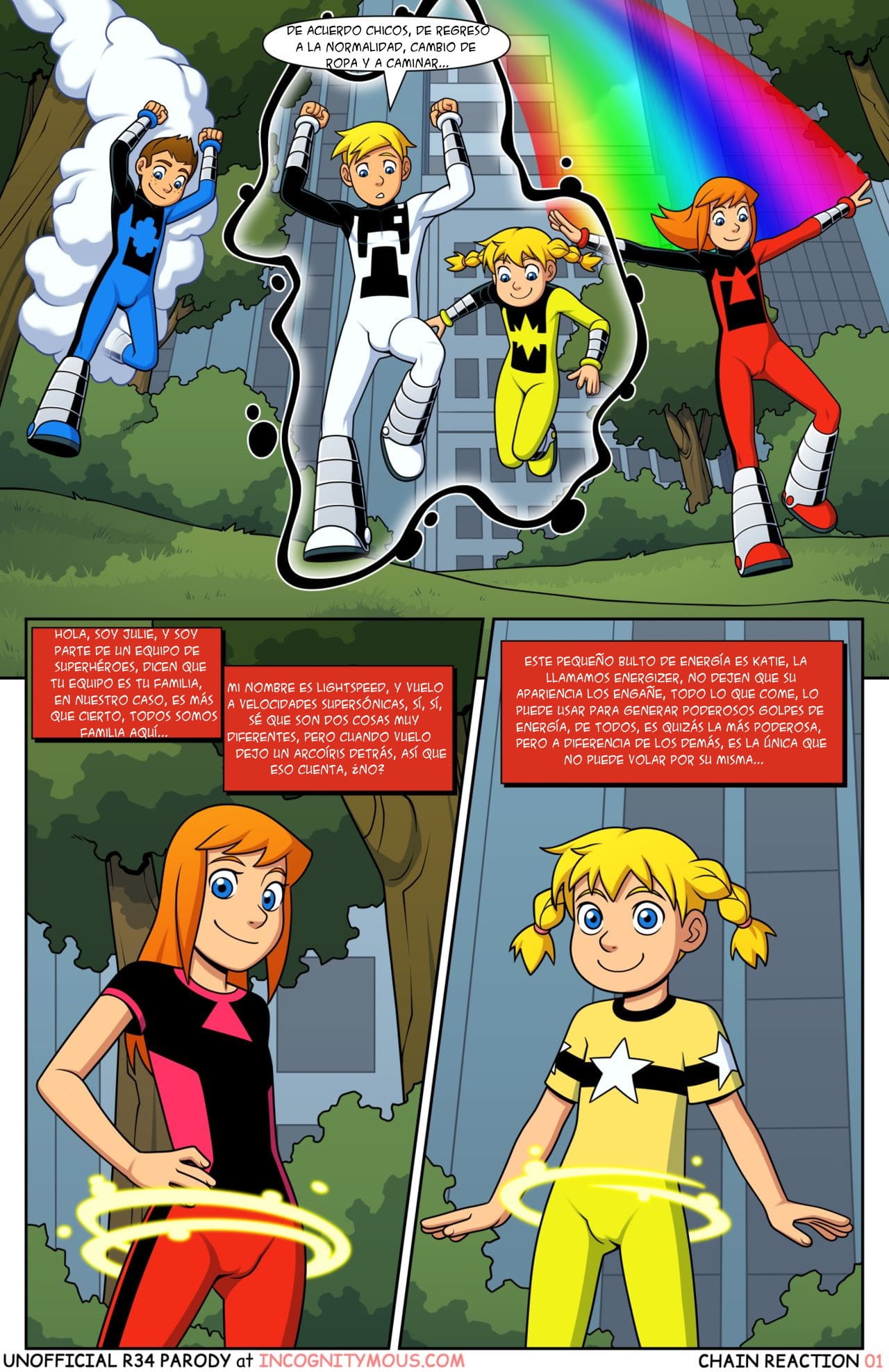 Power Pack Chain Reaction 1    Complete page 2 full
