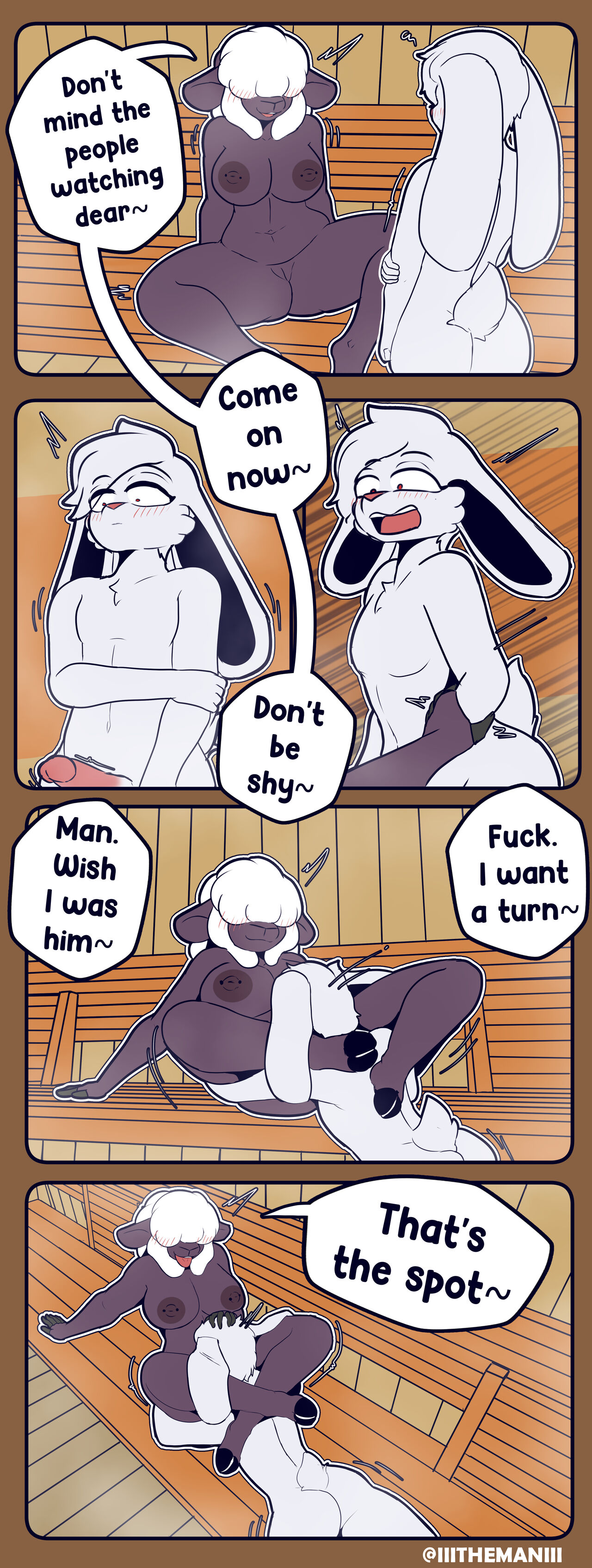 Sauna Fun with a Milf Sheep page 3 full