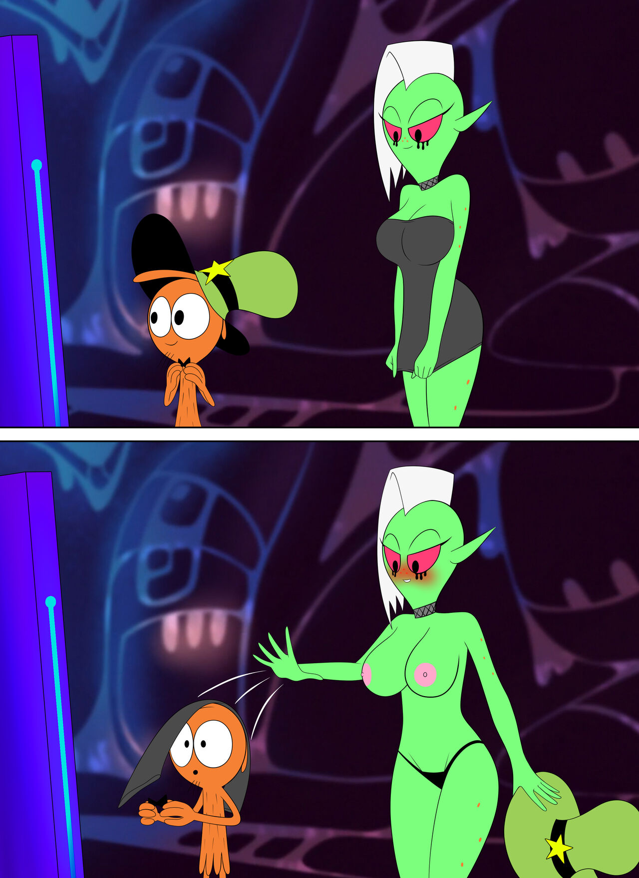 Wander and Dominator's party after the party page 3 full