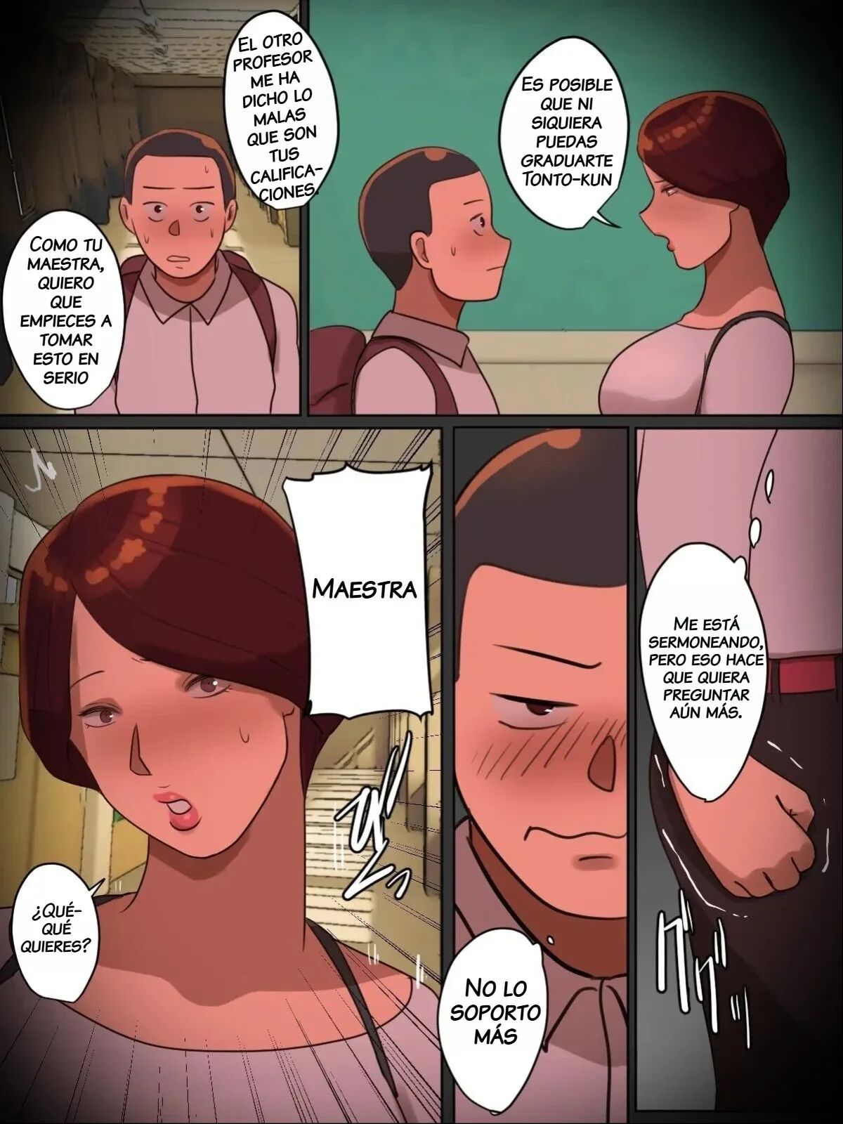 ¿Que pasaria si le dijera "Tenga Sexo conmigo- durante el sermon de la profesora"？ page 6 full