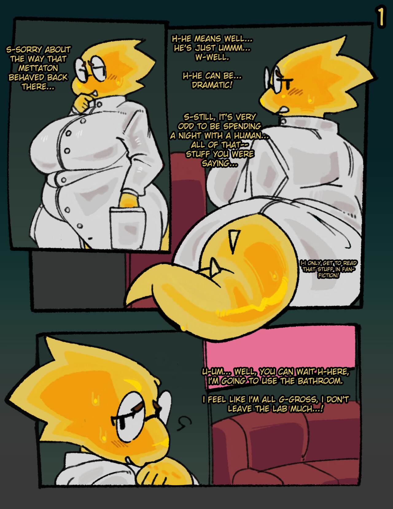 Alphys' First Impression page 2 full