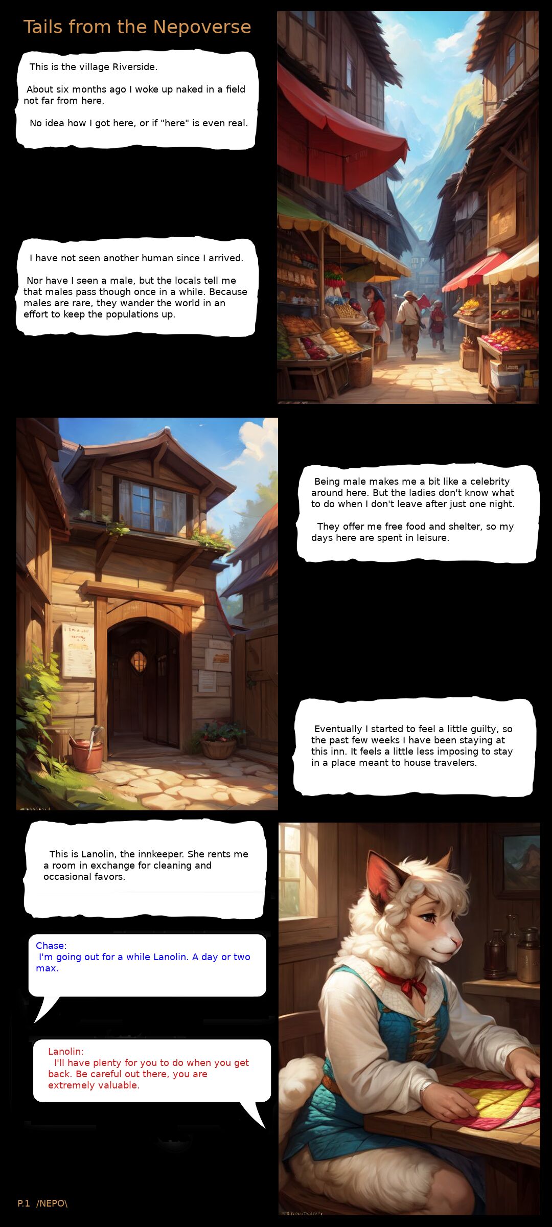 Tails from the Nepoverse page 1 full