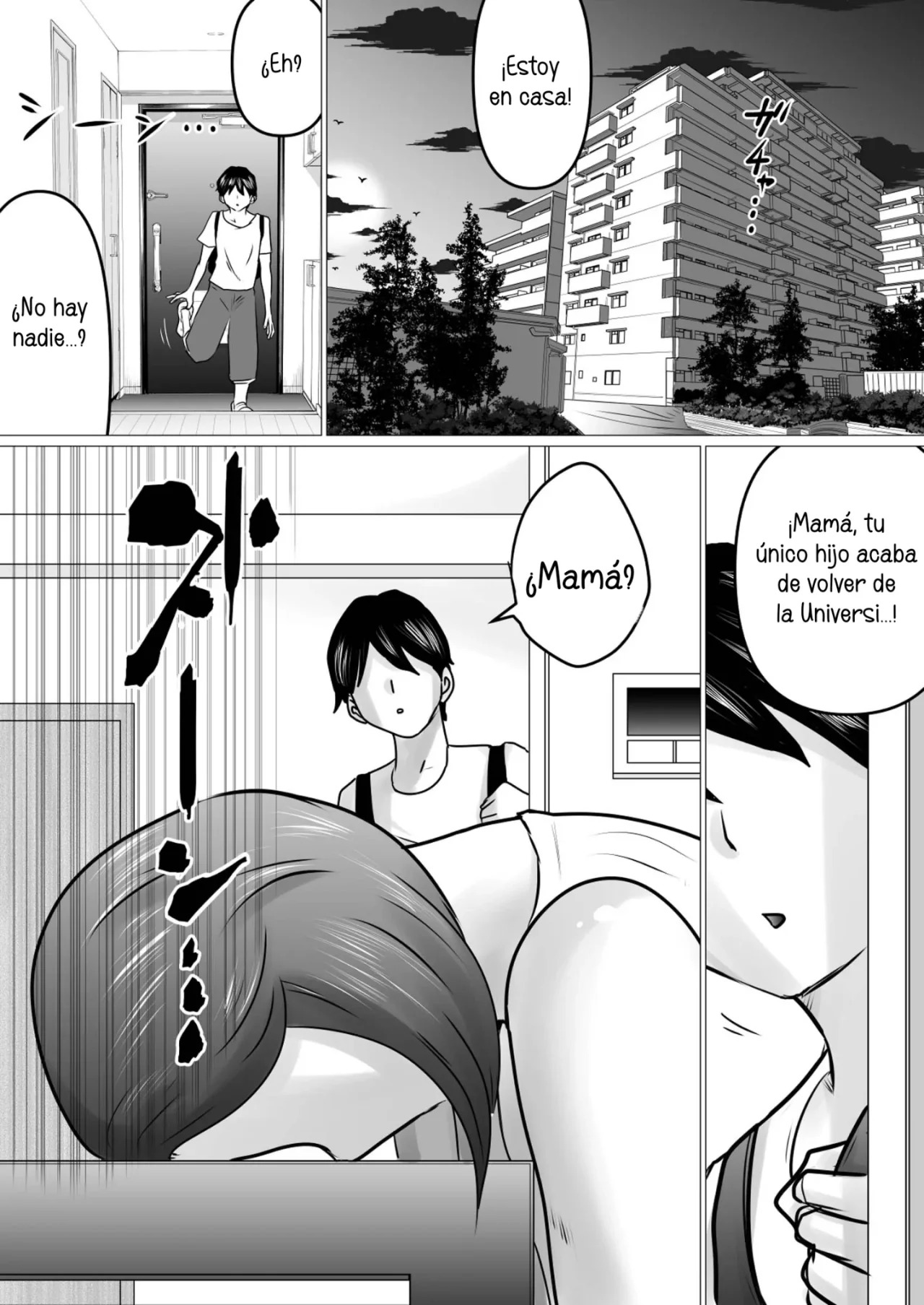 Jukubo to Futari de, Love Hotel . ~ Haha to Musuko… Misshitsu de Sugosu Kindan no Ichiya ~ | Pase la noche con mama en un love hotel page 2 full
