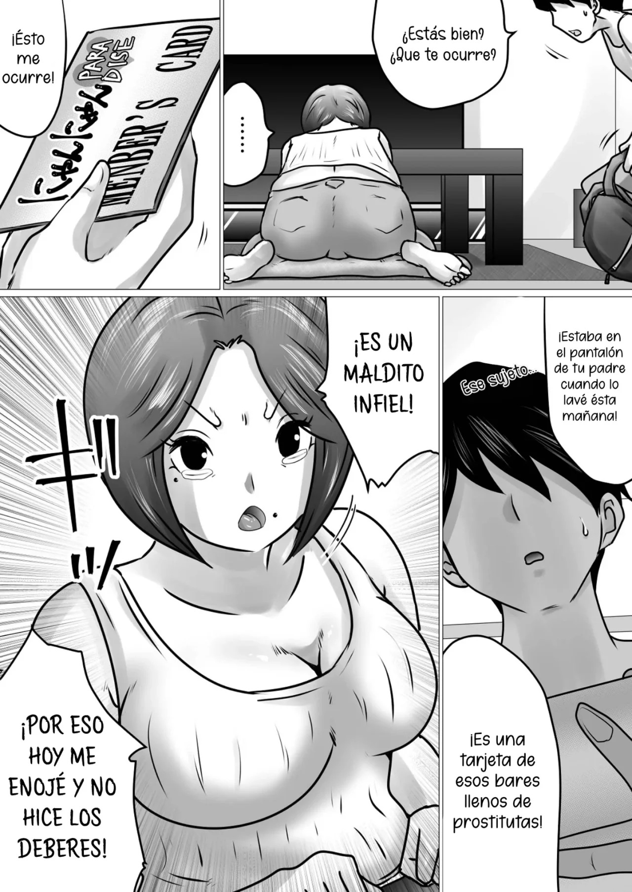 Jukubo to Futari de, Love Hotel . ~ Haha to Musuko… Misshitsu de Sugosu Kindan no Ichiya ~ | Pase la noche con mama en un love hotel page 3 full