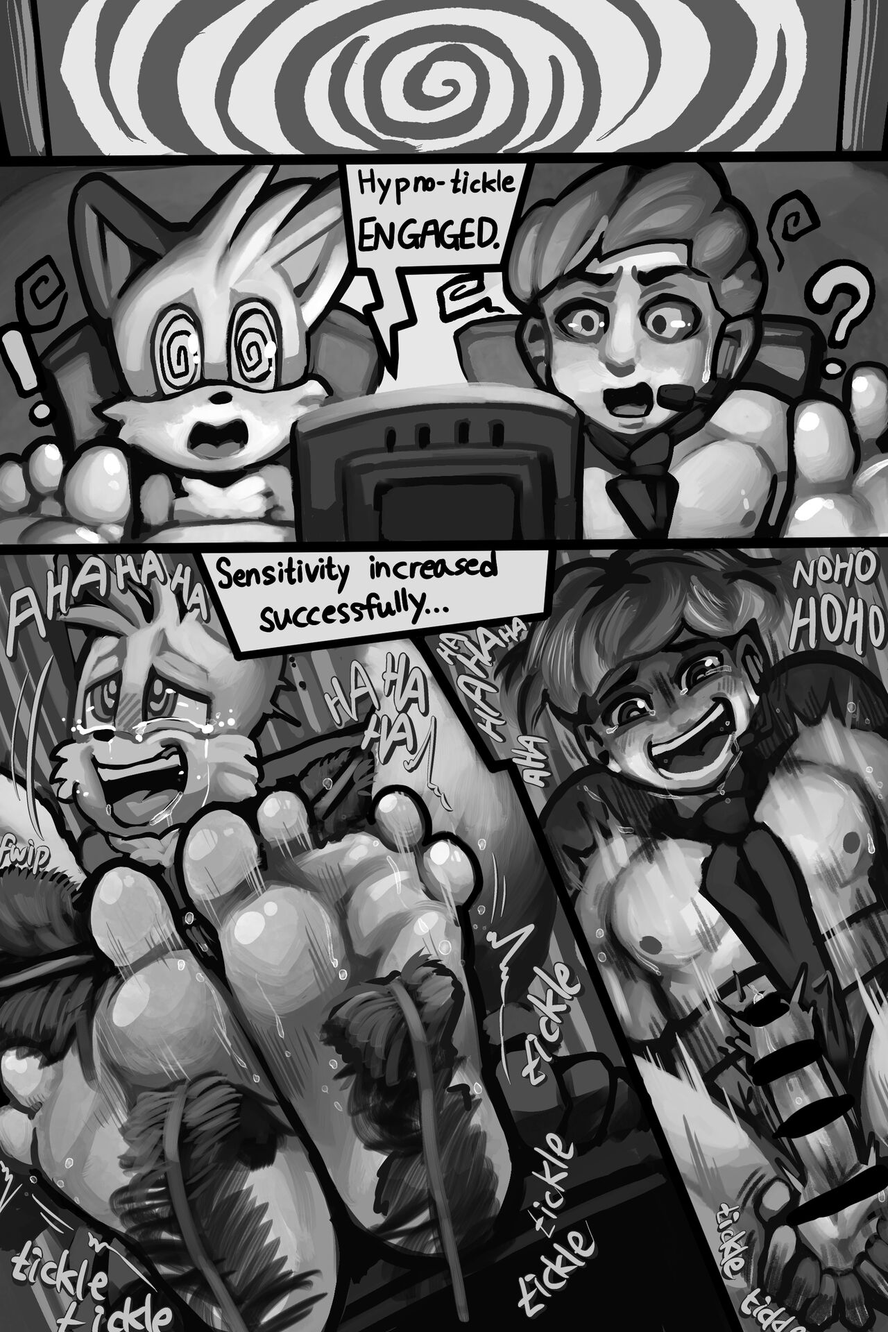Tails And Murate Employee Going Through Hypno Tickling page 2 full