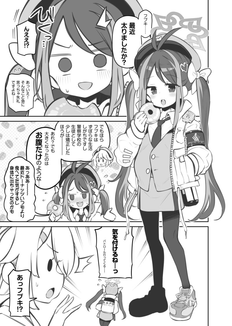 ブルアカ子作り報告部～合歓垣フブキ～ page 1 full