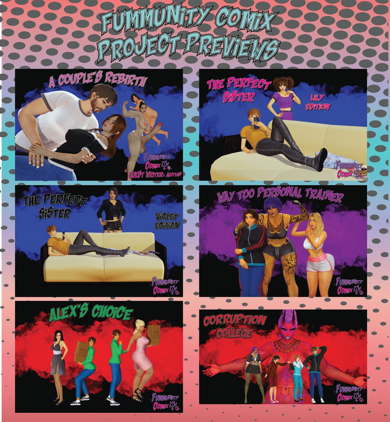 Fummunity Comix Story Previews page 1 full