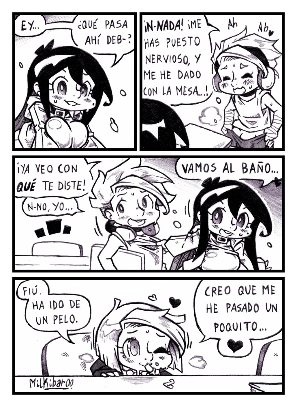Estudiando en la biblioteca page 9 full