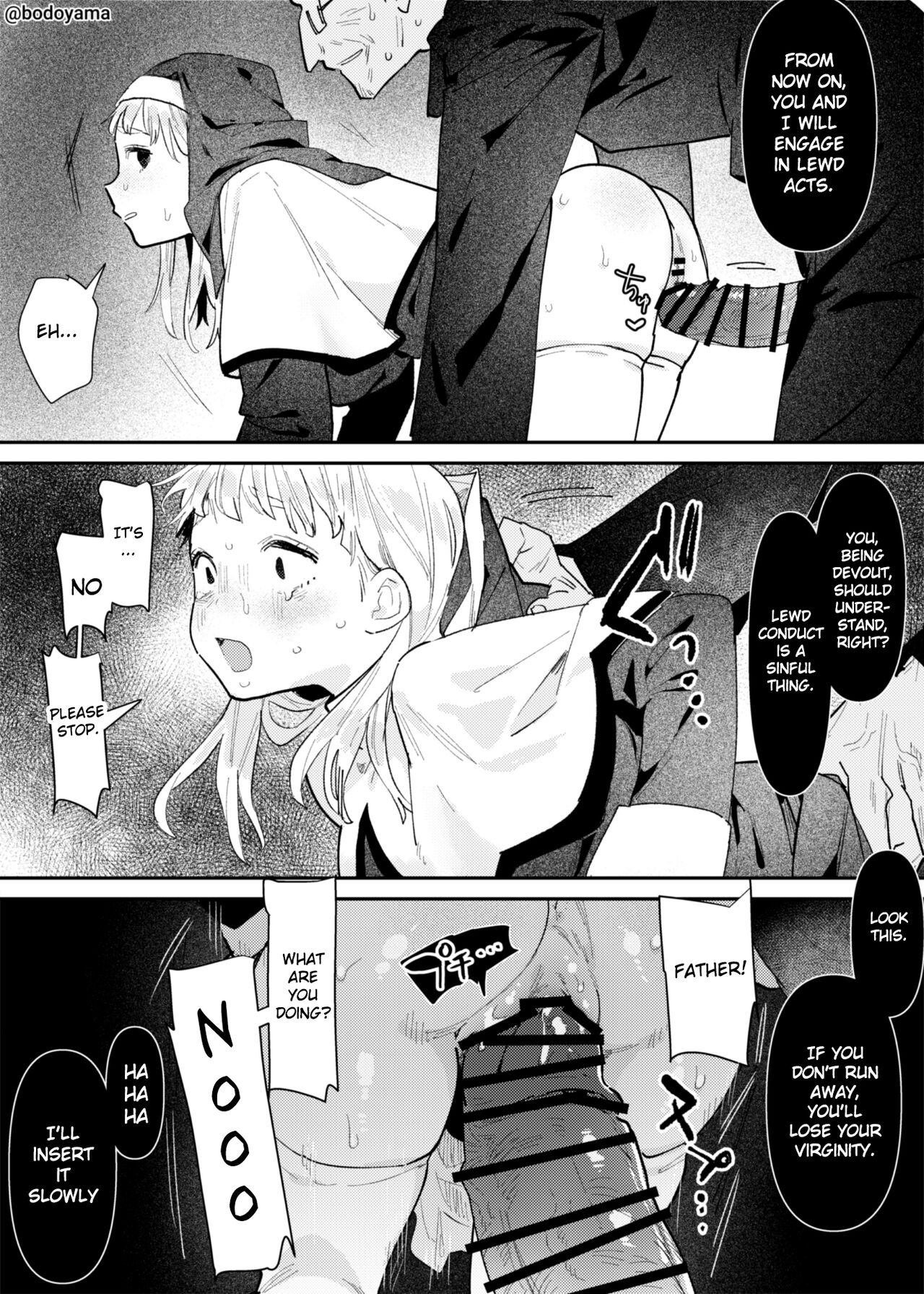 A nun forced into fornication by an evil priest page 3 full