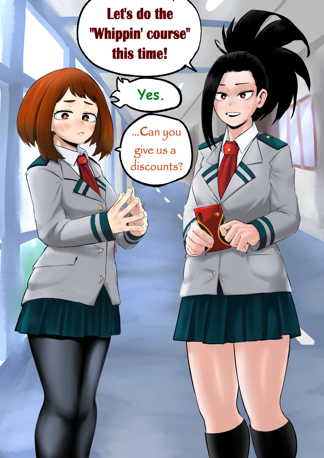 Ochako &amp; Momo page 1 full