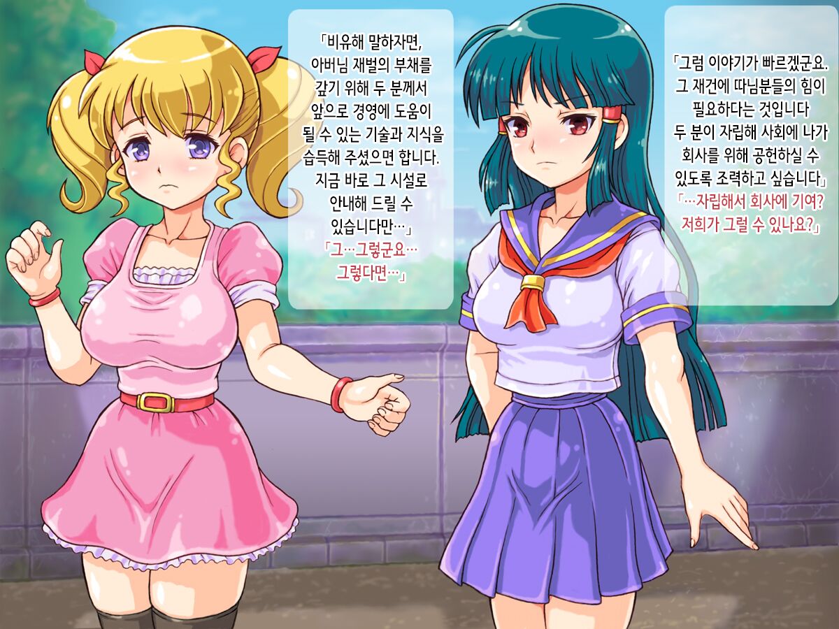 Wakeari Ojousama Shimai no Aigan Choukyou Jisshuu | 사정 있는 아가씨 자매의 애완 조교 실습 page 7 full