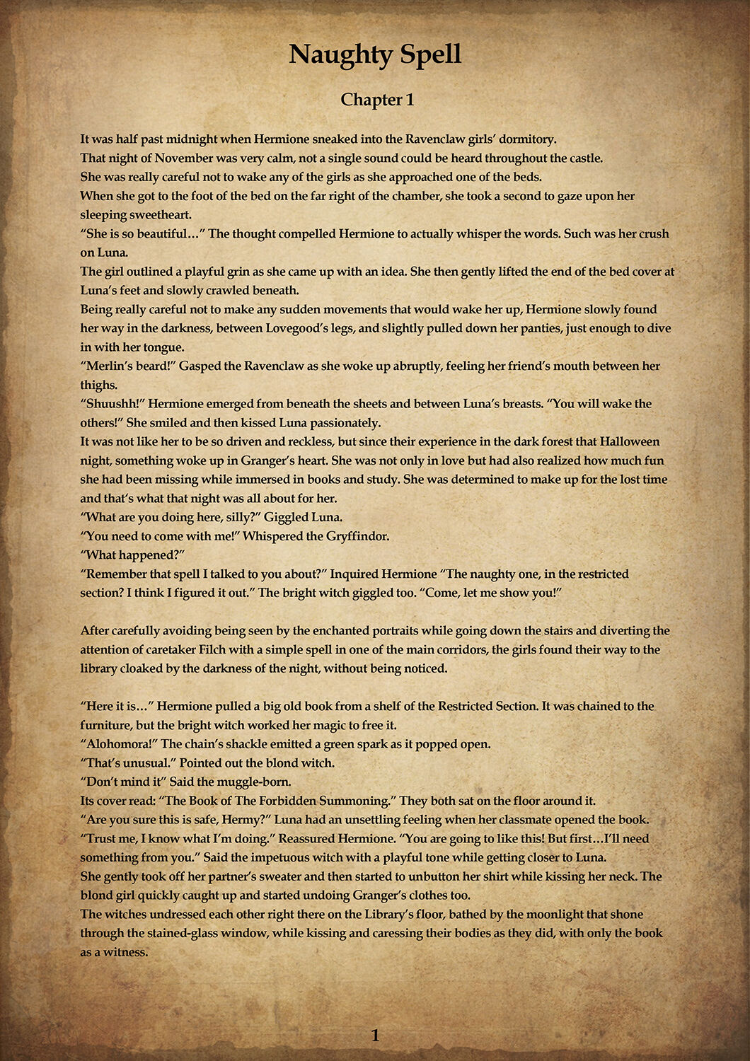 Naughty Spell page 1 full