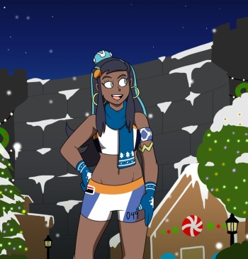 Gingerbread Village - Nessa cover