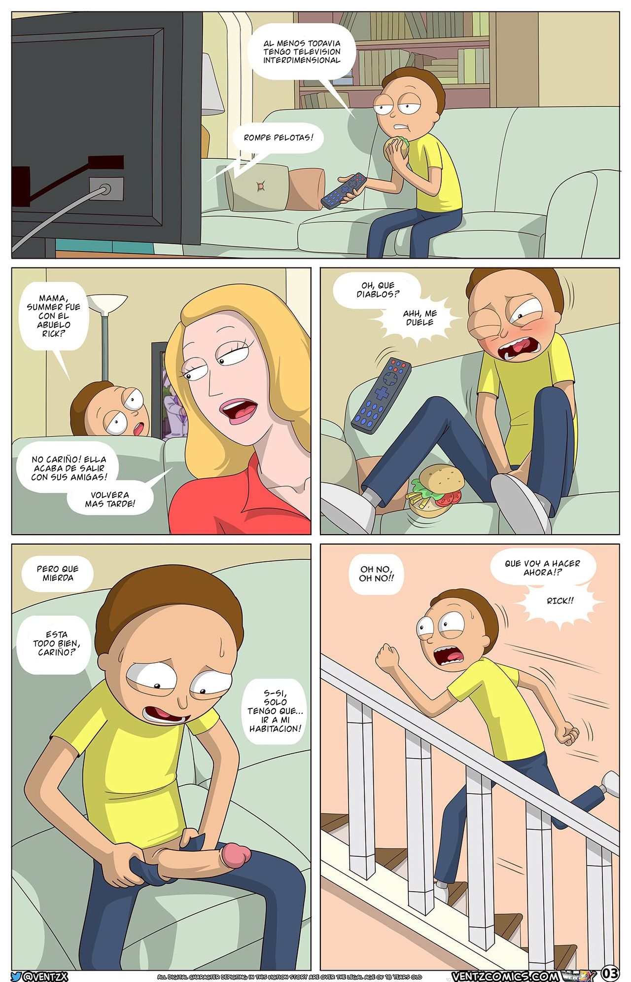 Rick y Morty - El Experimento de Morty page 4 full