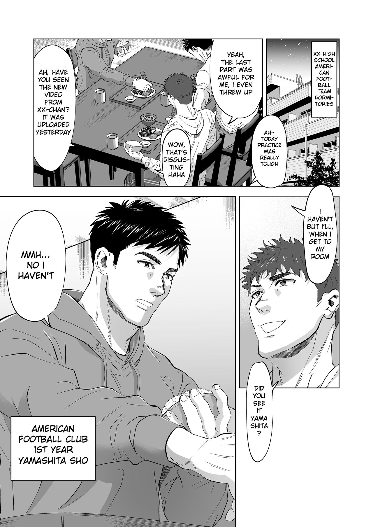 The processing room of a powerful American football team page 1 full