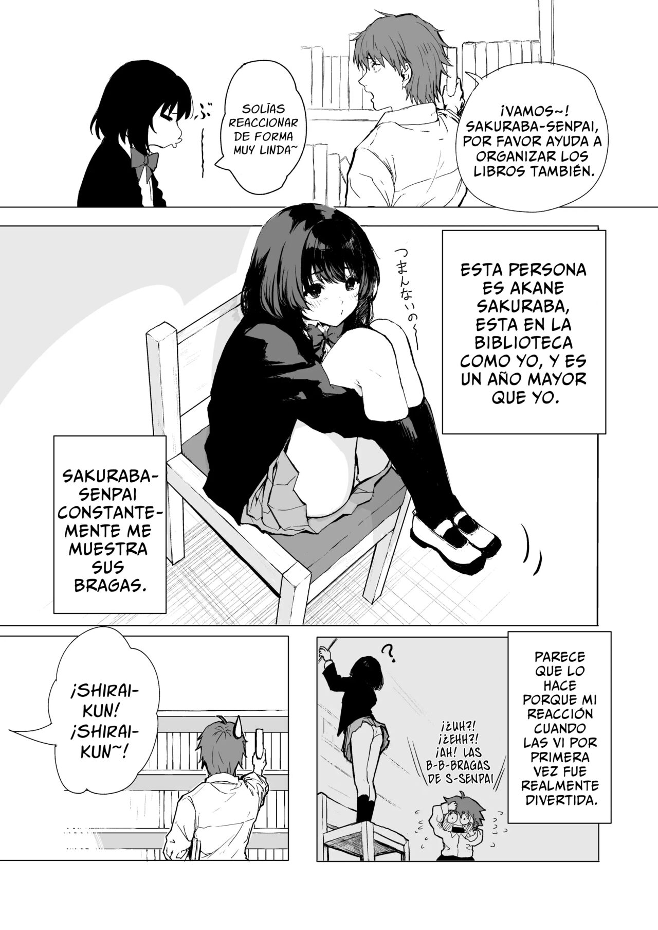Sakuraba Senpai wa Misetagari 1 page 4 full