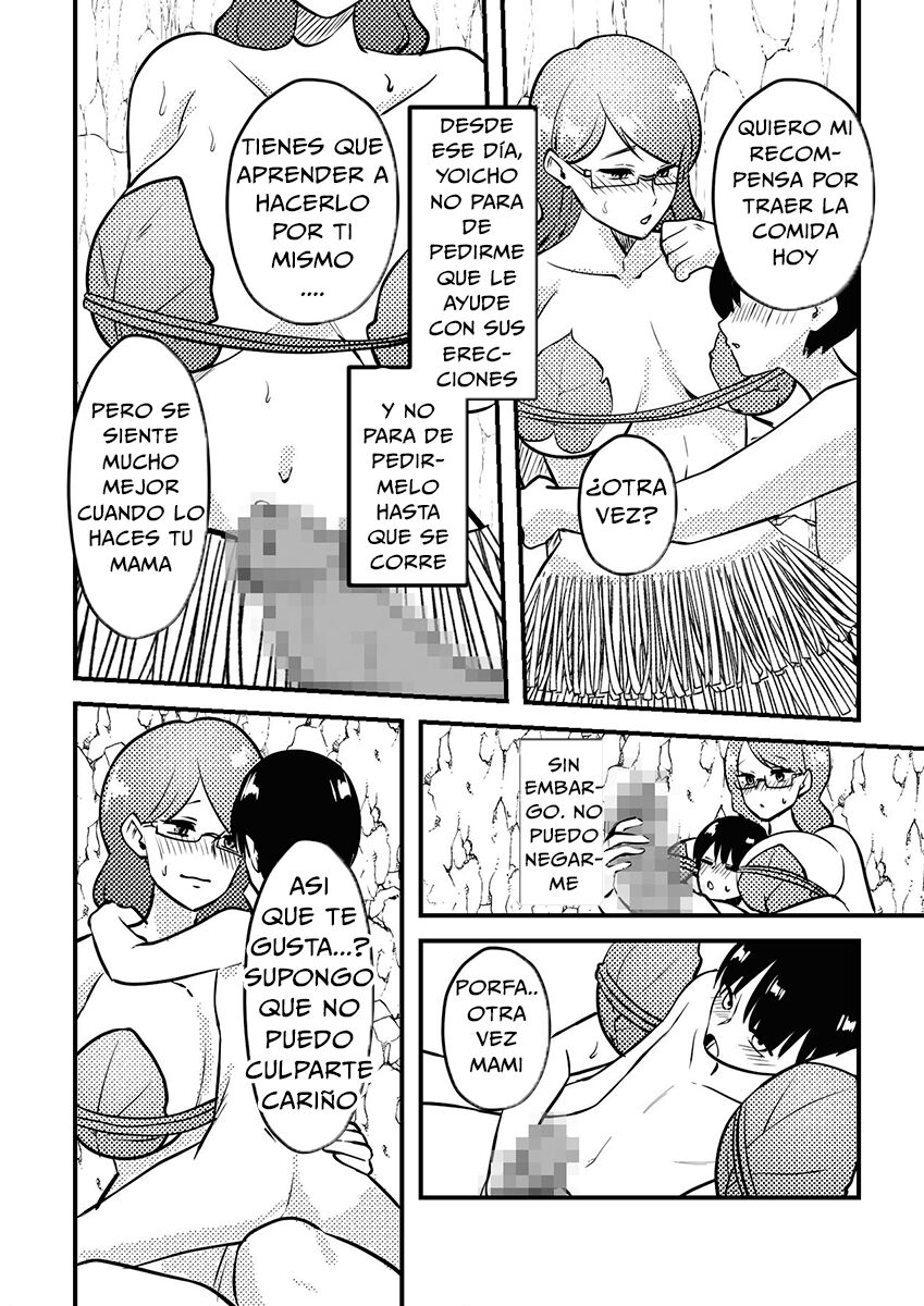 Mama to Musuko ga Mujintou de Love Love Sex suru Hanashi page 10 full