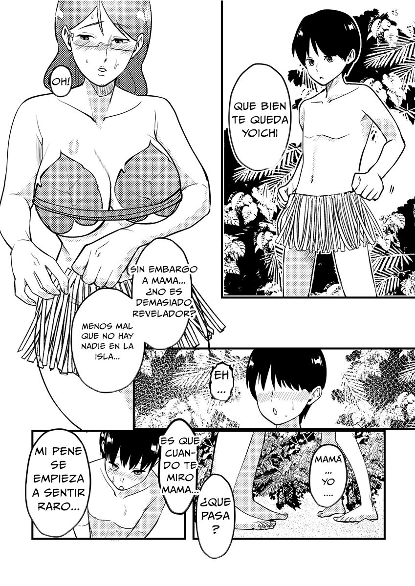 Mama to Musuko ga Mujintou de Love Love Sex suru Hanashi page 5 full