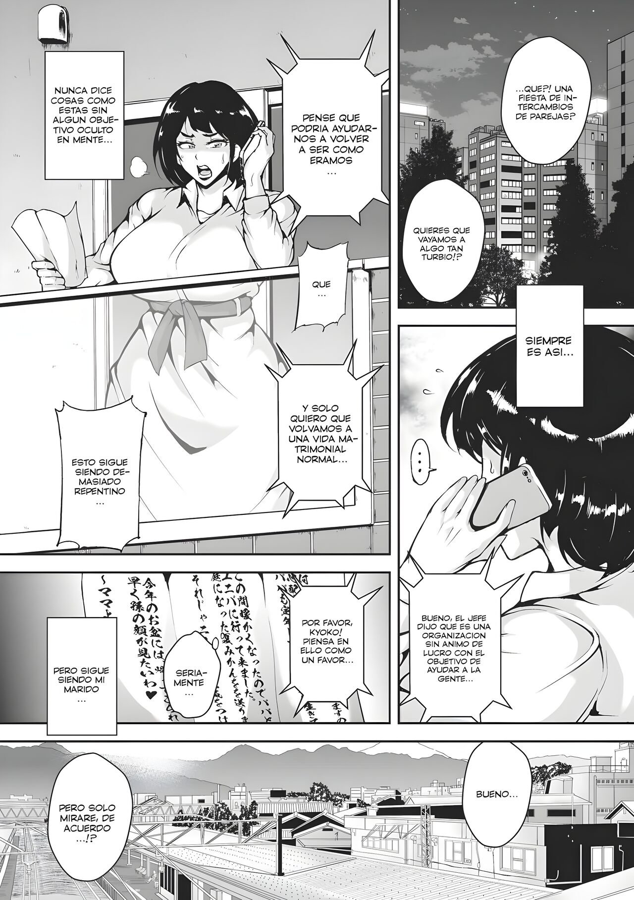 Akaneiro ni Modaeru Hitozuma -  Mi esposa sucumbe ante el placer Ch. 1 page 5 full