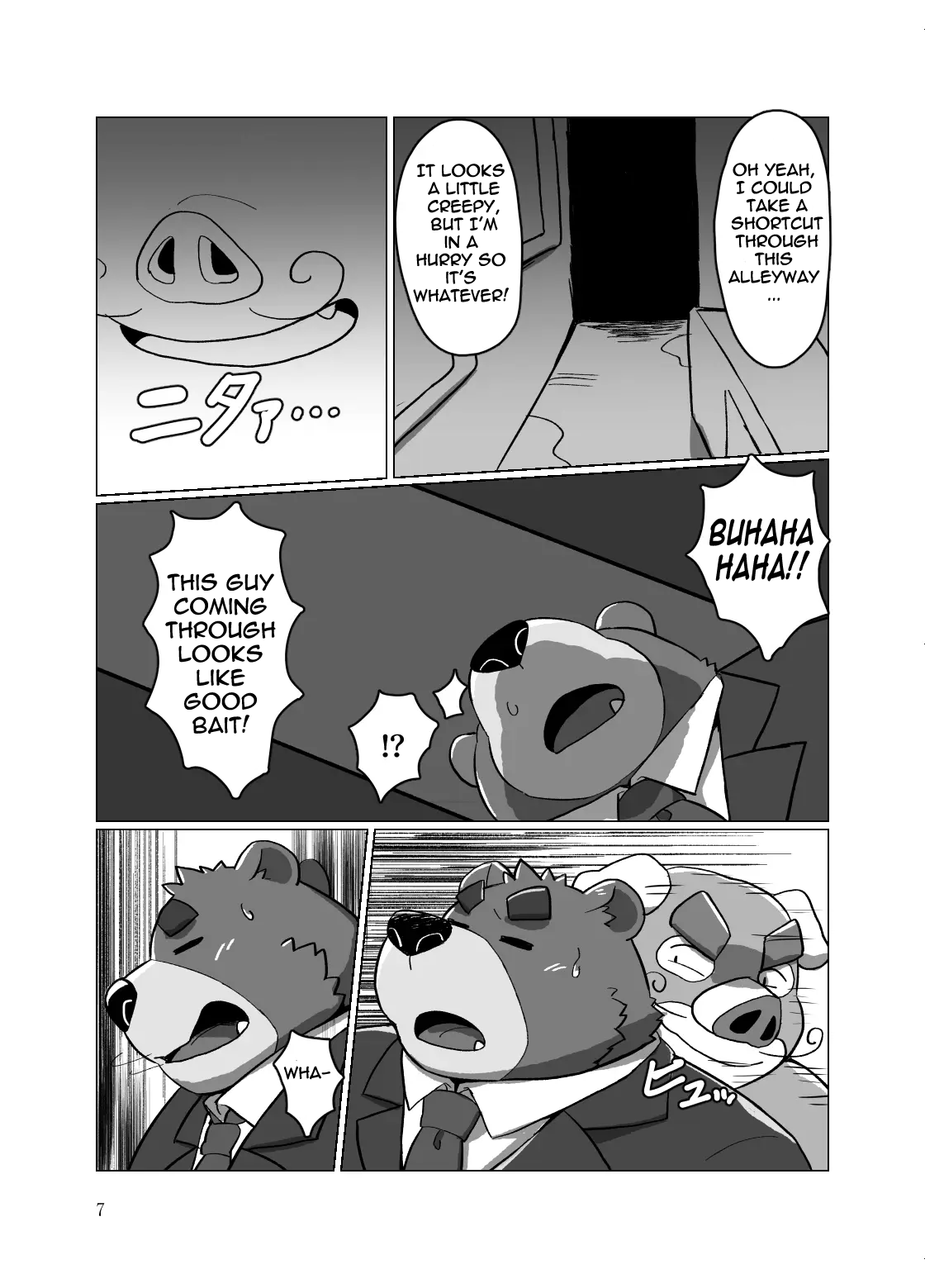 Roshutsu Hentai Dosukebear| Exhibitionist Pervert Dosukebear page 6 full