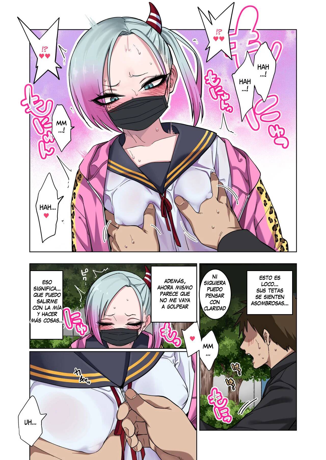 Tsuntsun Yankee-chan wa Yowayowa Chikubi o Ijireba Kekkou Nandemo Yarasete Kureru | Chica delincuente te dejará hacer casi cualquier cosa si juegas con sus sensibles pezones page 9 full