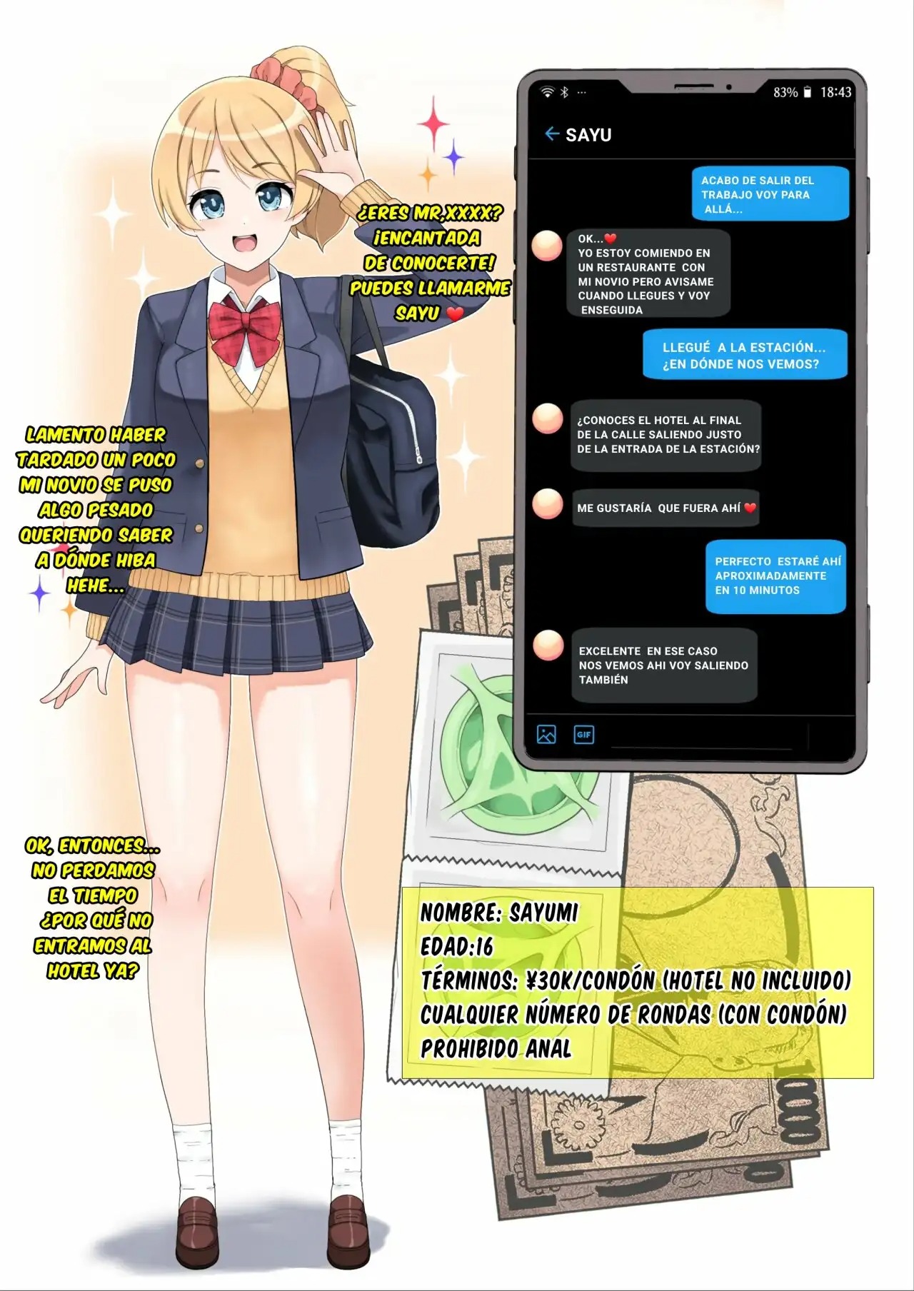 Enkou 4P Harem Musekinin Nakadashi H ~Enjoukousai de Seifuku Shoujo 3-Nin ni Nama de Nakadashi Shimakuru~ | Harem de Gyarus Prostitutas page 3 full
