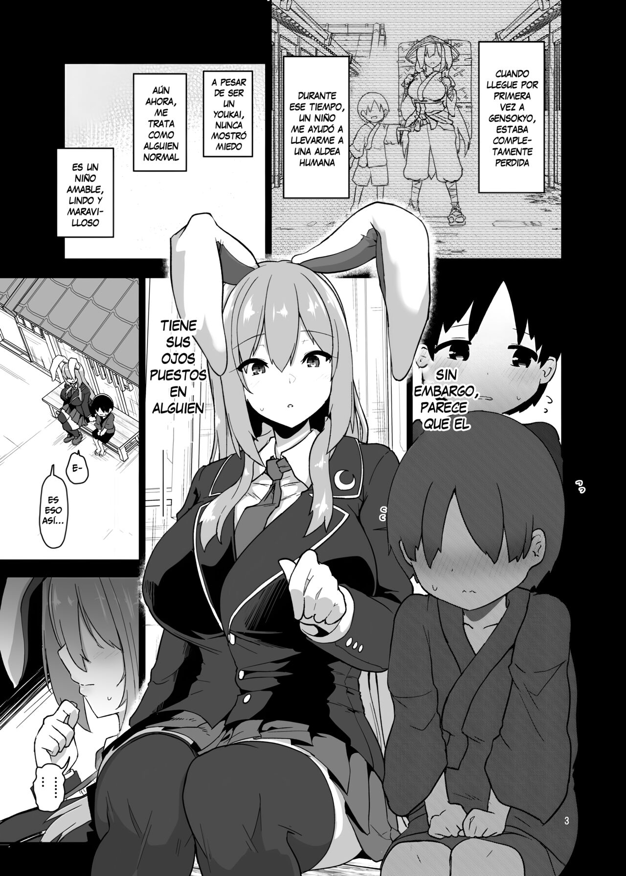 Saitei de Dou Shiyou mo Nai Usagi no Onee-san - A bad rabbit singing a hymn. | La hermana coneja reprensible page 3 full