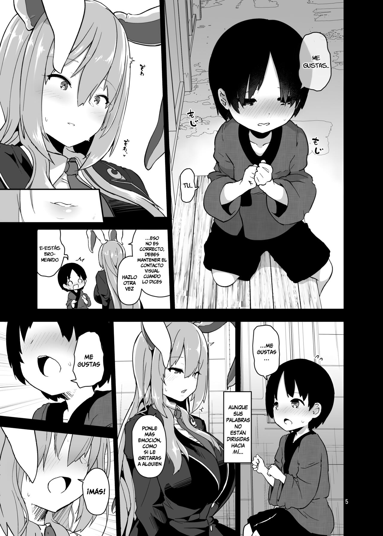 Saitei de Dou Shiyou mo Nai Usagi no Onee-san - A bad rabbit singing a hymn. | La hermana coneja reprensible page 5 full