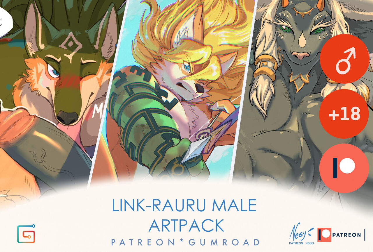 Wolf Link Artpack PRO +18 page 1 full