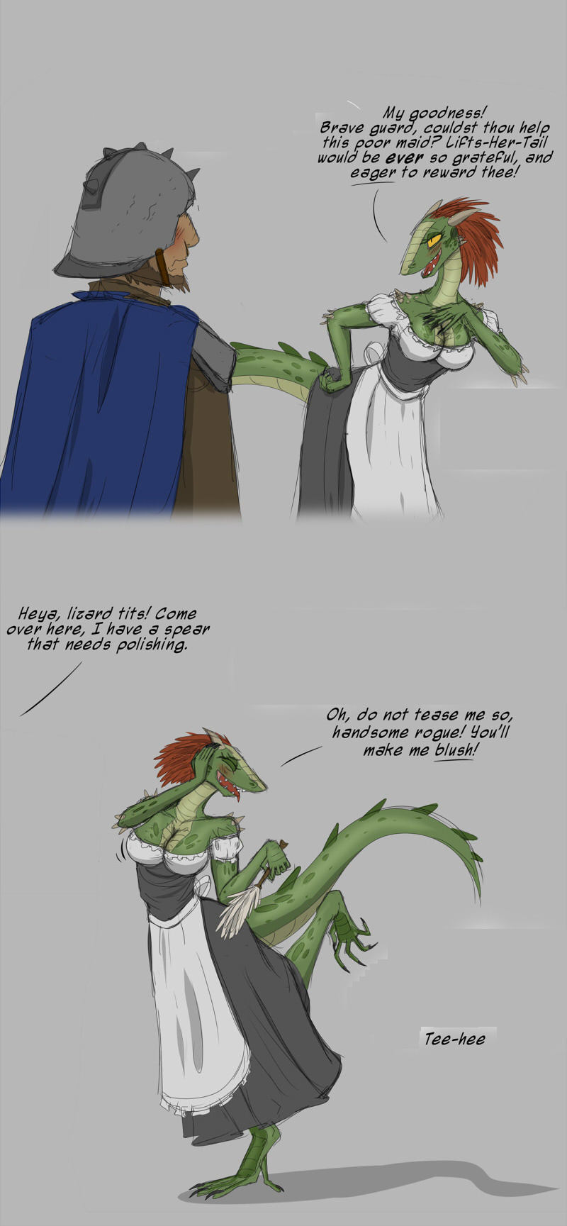 Lusty Argonian Maid page 1 full