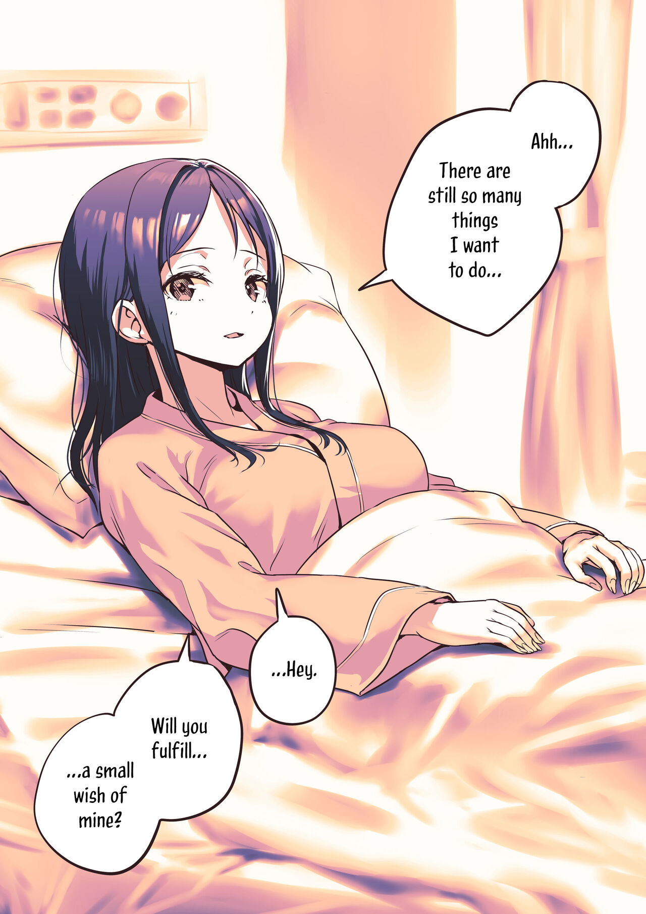 A Sickly Futanari Requesting Pity Sex | Doujou de Sex ni Mochikomu Byoujaku Futanari-chan page 1 full