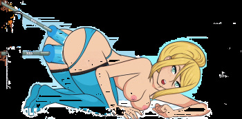 Zelda, Gwen Stacy, Samus + Double Dildo Machine Squirting Orgasm cover