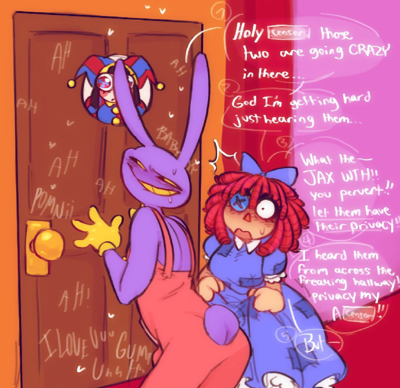Pomni &amp; Gummygoo page 6 full
