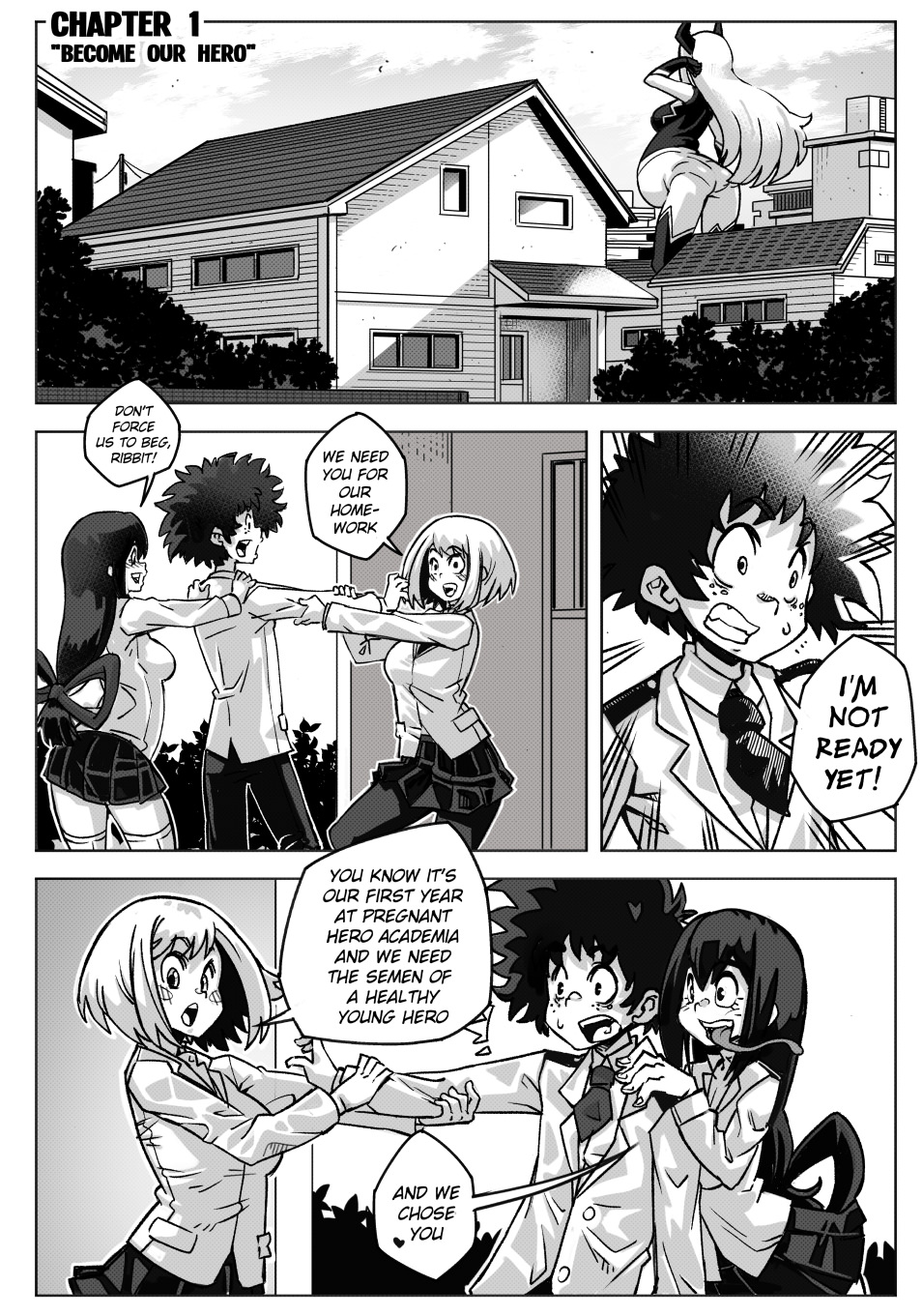 Pregnant Hero Academia page 4 full