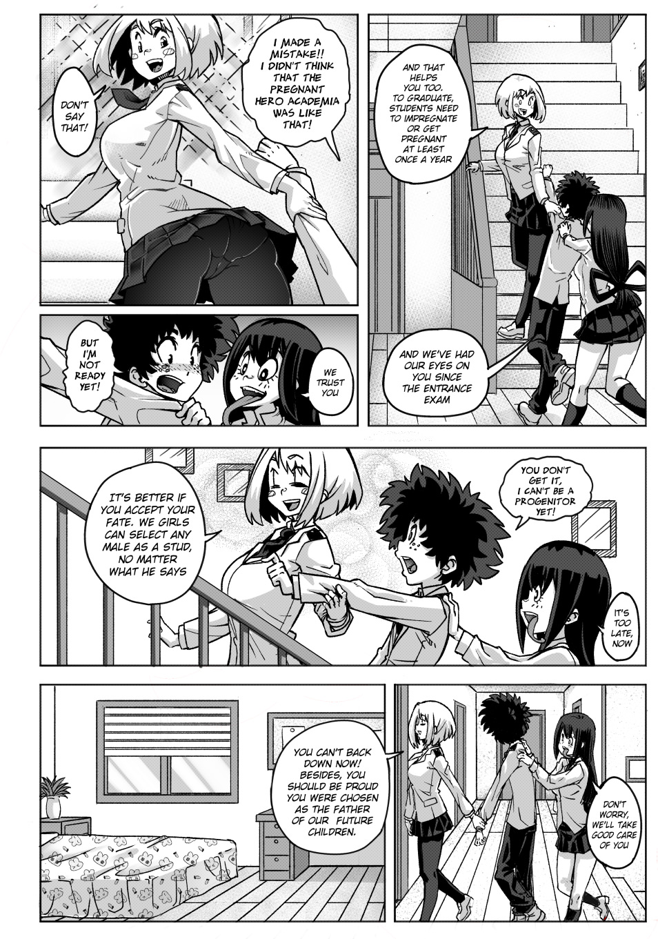Pregnant Hero Academia page 5 full