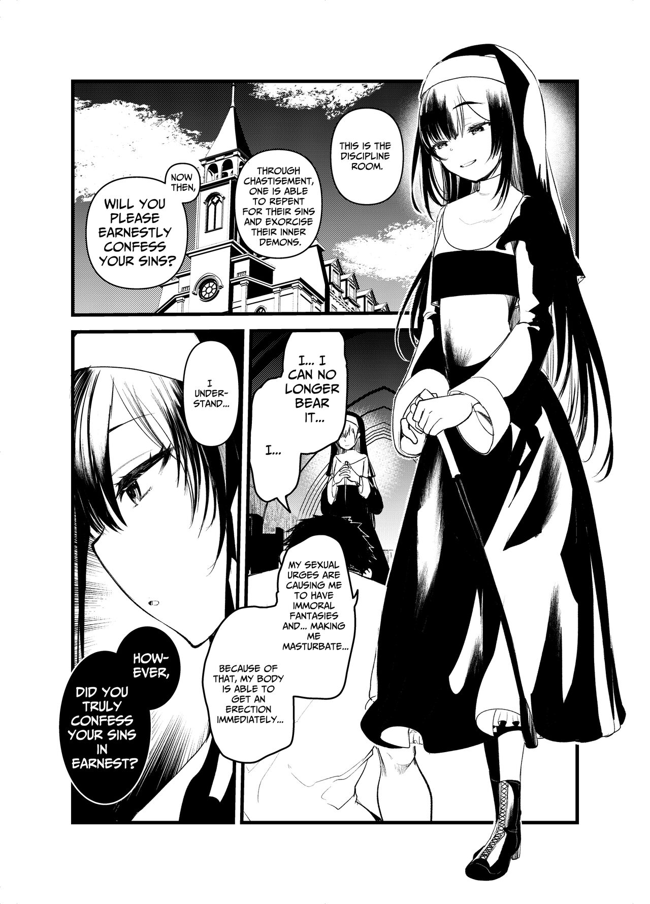 Kurokami no Maria-sama | Ejaculation Controlled MegaCUM Handjob From The Holy Mother page 5 full