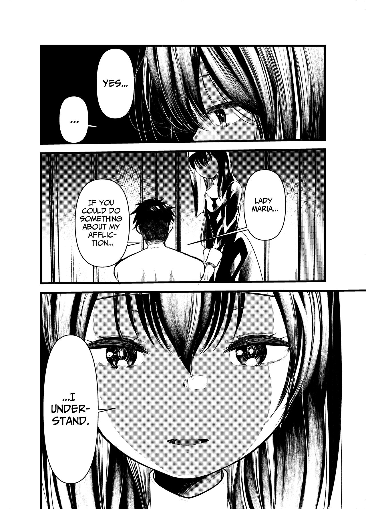 Kurokami no Maria-sama | Ejaculation Controlled MegaCUM Handjob From The Holy Mother page 6 full