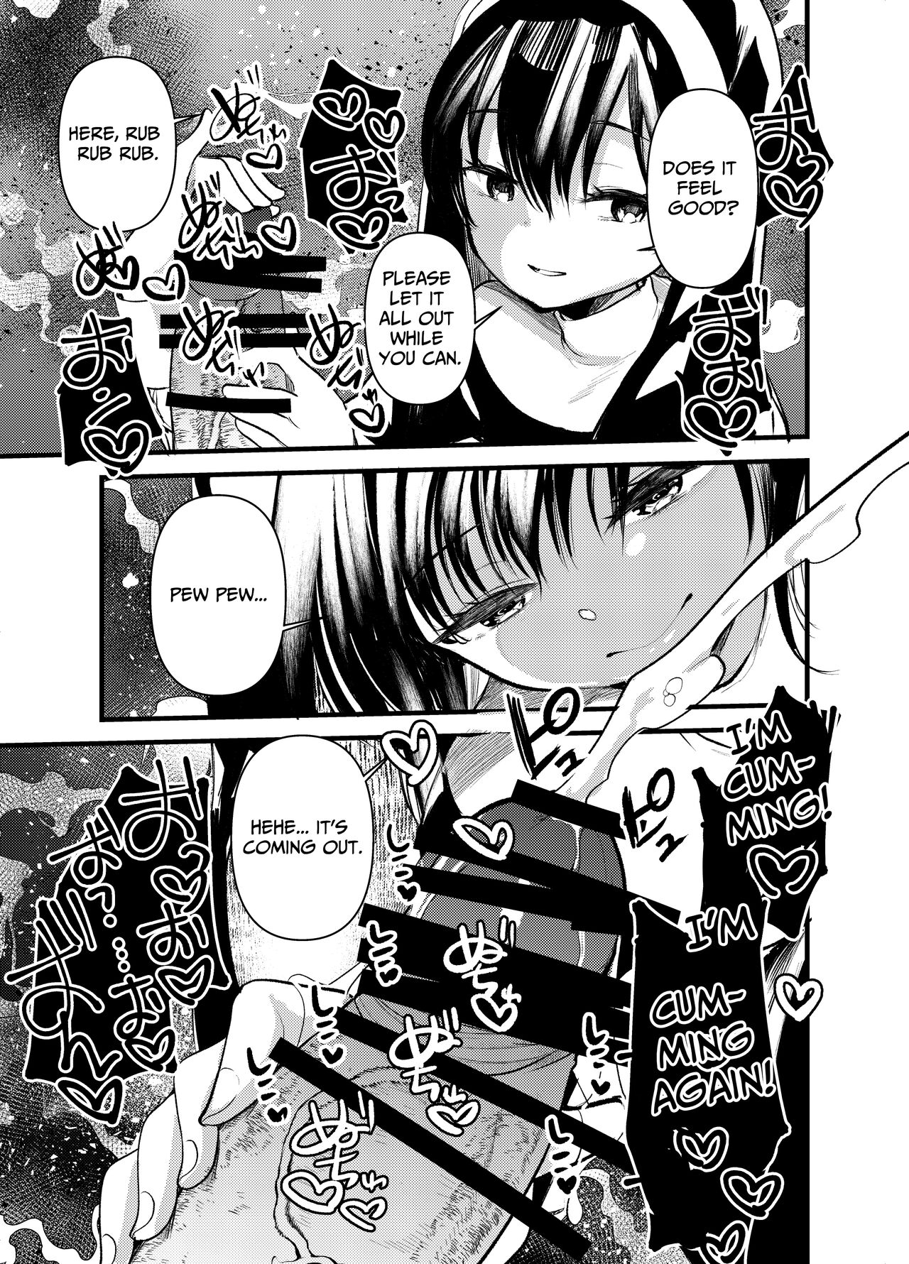 Kurokami no Maria-sama | Ejaculation Controlled MegaCUM Handjob From The Holy Mother page 9 full
