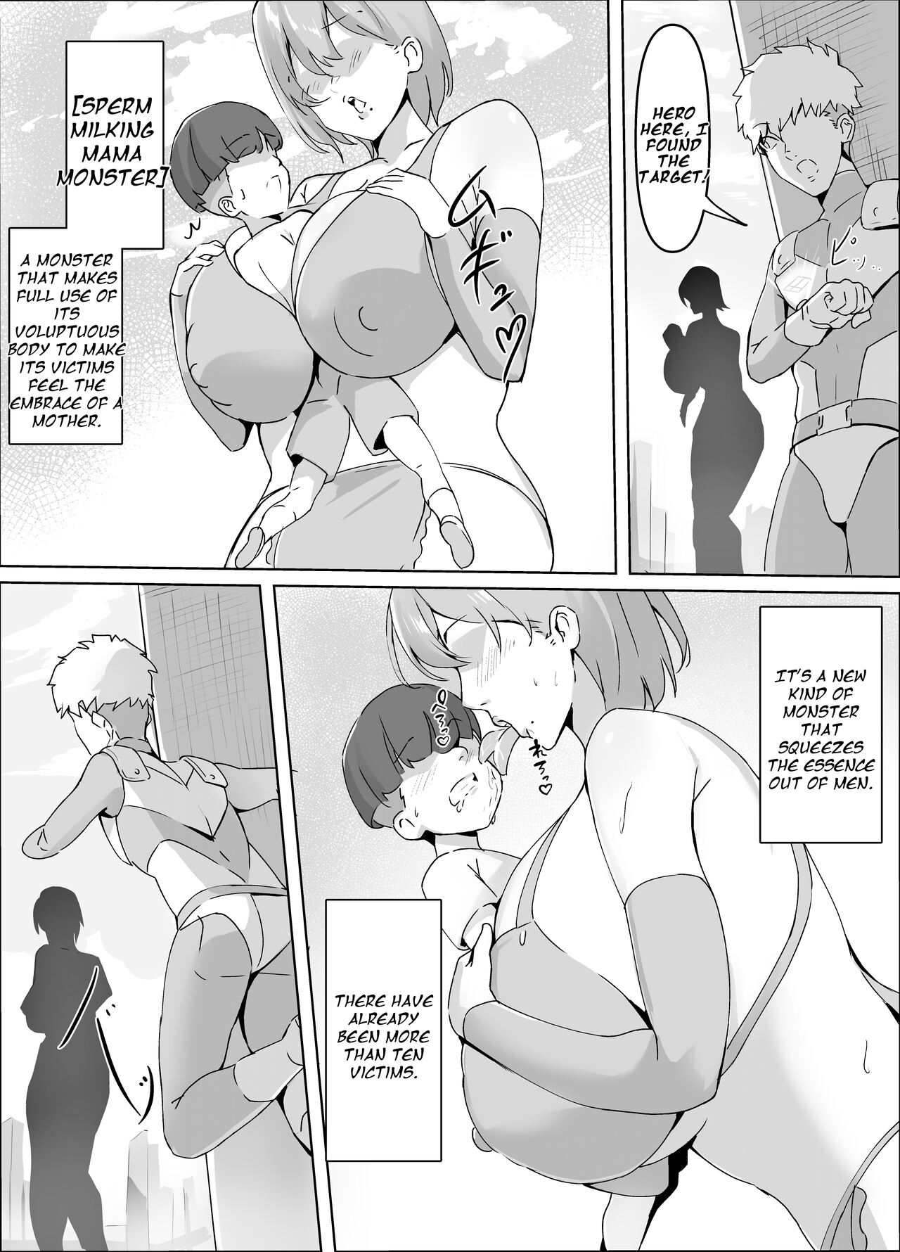 Sakusei Mama Kaijin | Squeezing Monster Mama page 2 full