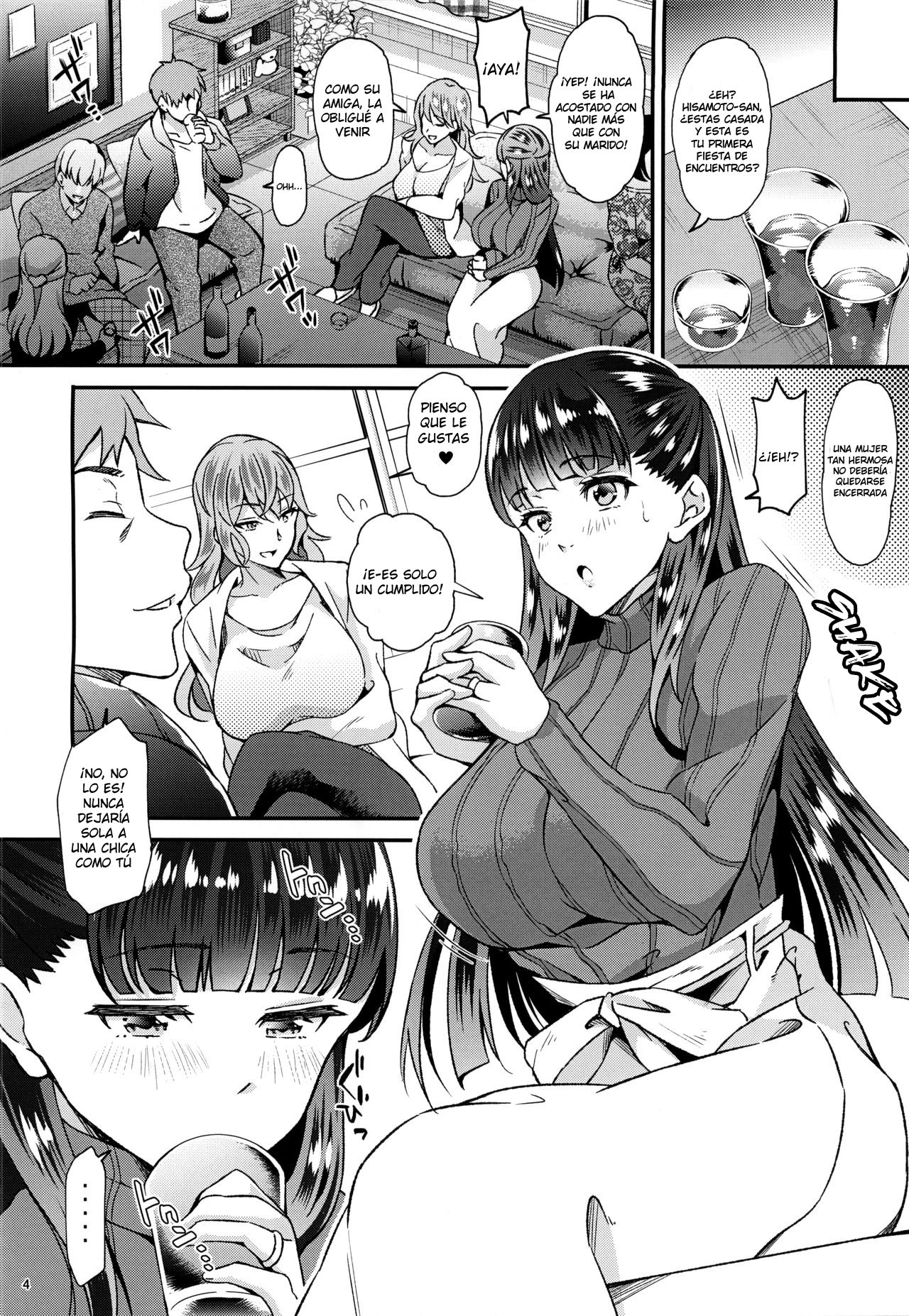Dahlia 1 ~Free Sex Dekiru Kikonsha Goukon to Nagasareyasui Hitozuma no Hanashi~ page 3 full